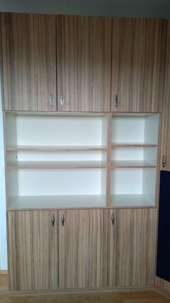 Regal - Eckschrank - Büro-Maßmöbel (Eiche Dekor) - neuer Preis – Bild 5