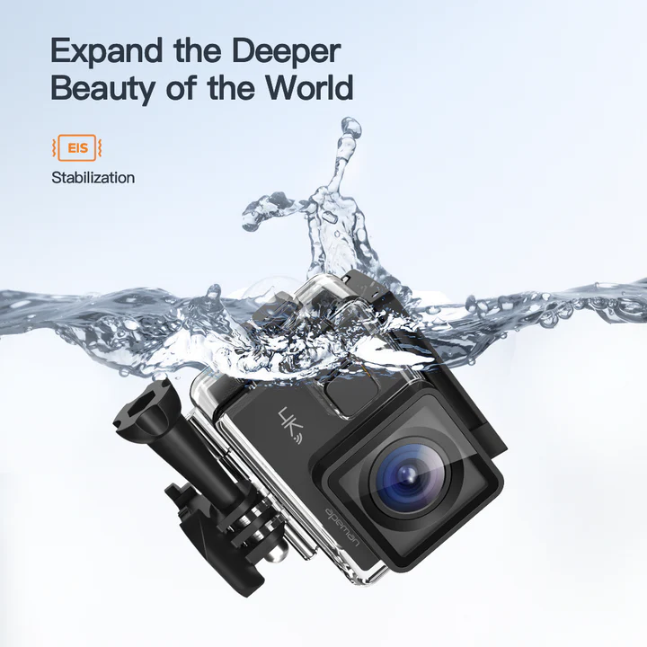 Apeman Action Cam 4K mit viel Zubehör ähnl. GoPro – Bild 5