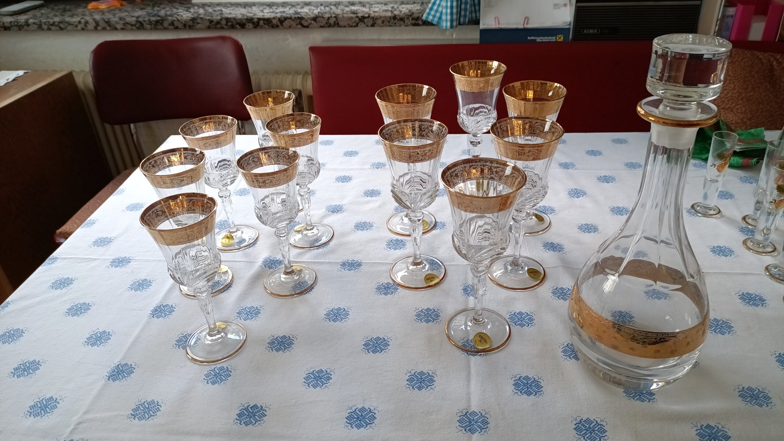 Venizianisches 24%-Bleikristallglas-Set 37-teilig (neuer Preis) – Bild 2