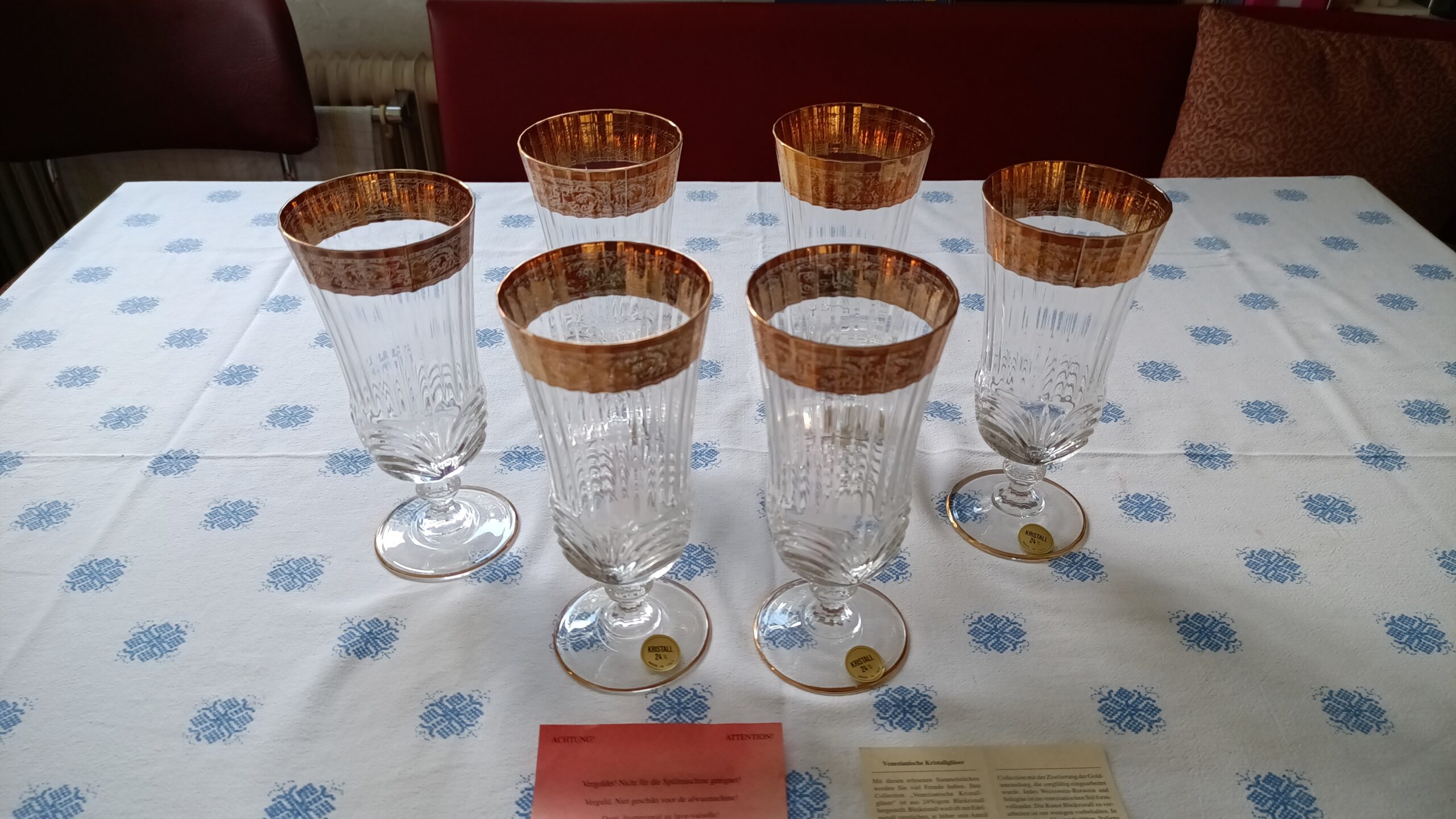 Venizianisches 24%-Bleikristallglas-Set 37-teilig (neuer Preis) – Bild 4