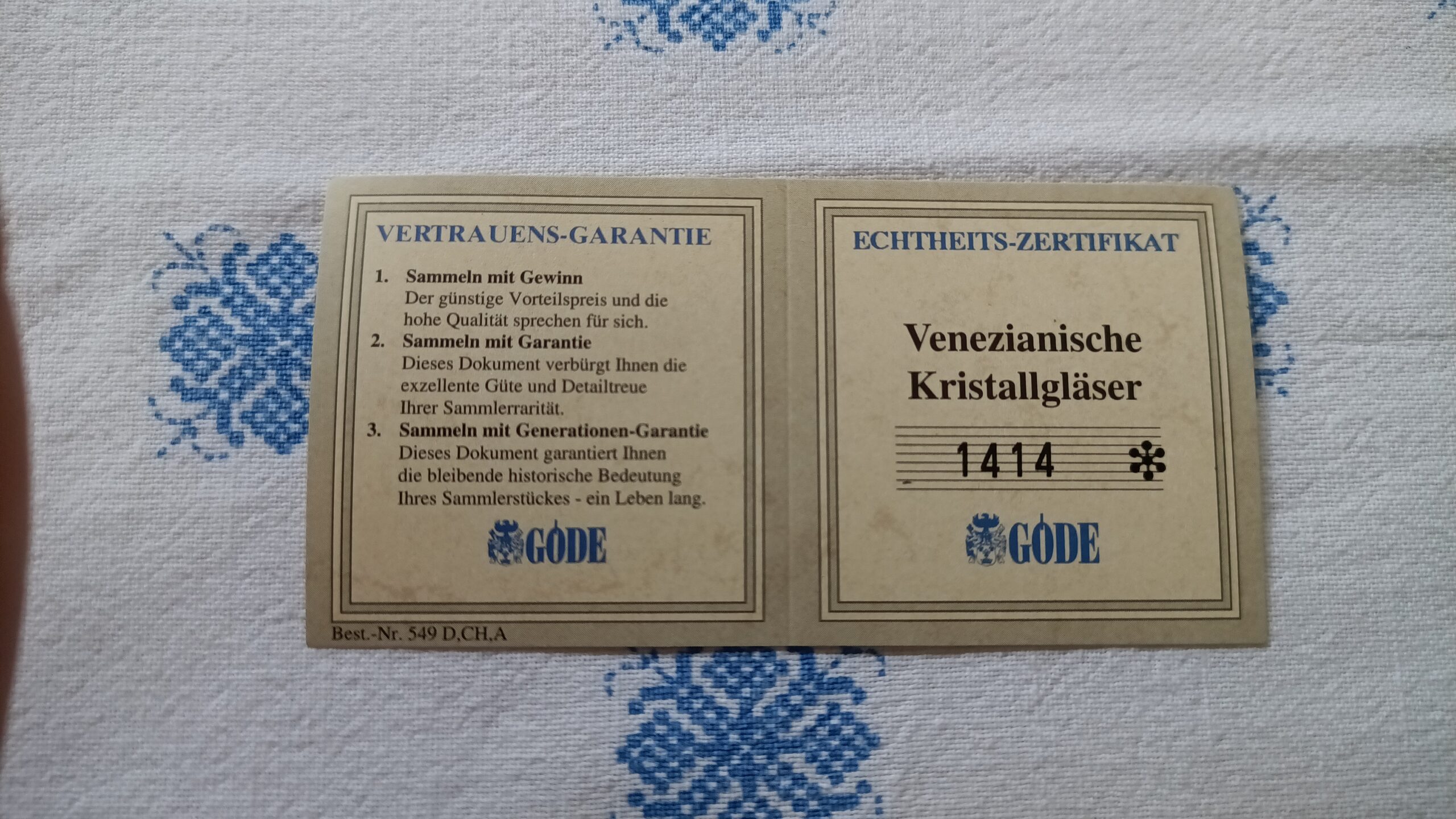 Venizianisches 24%-Bleikristallglas-Set 37-teilig (neuer Preis) – Bild 19