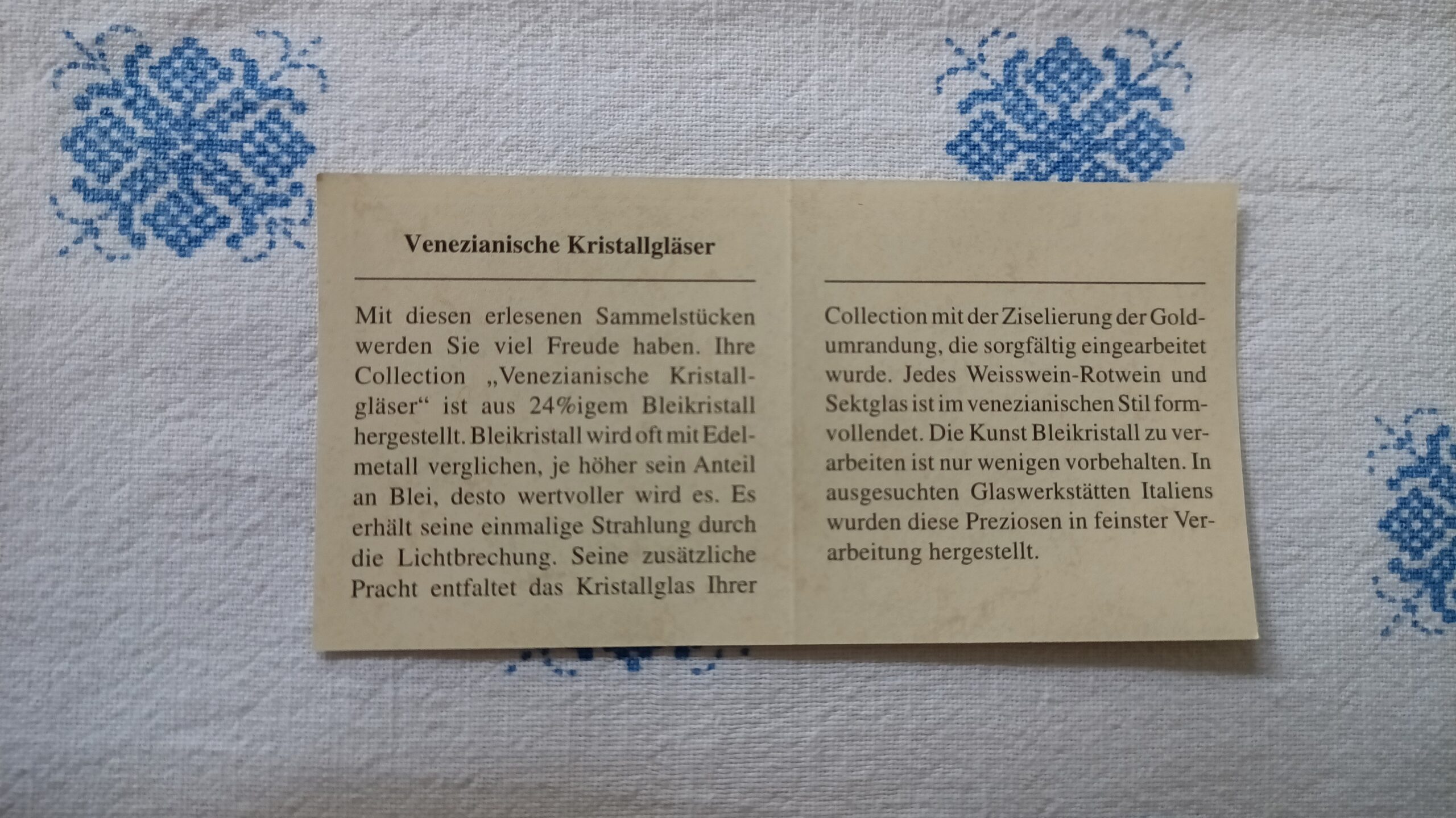 Venizianisches 24%-Bleikristallglas-Set 37-teilig (neuer Preis) – Bild 20