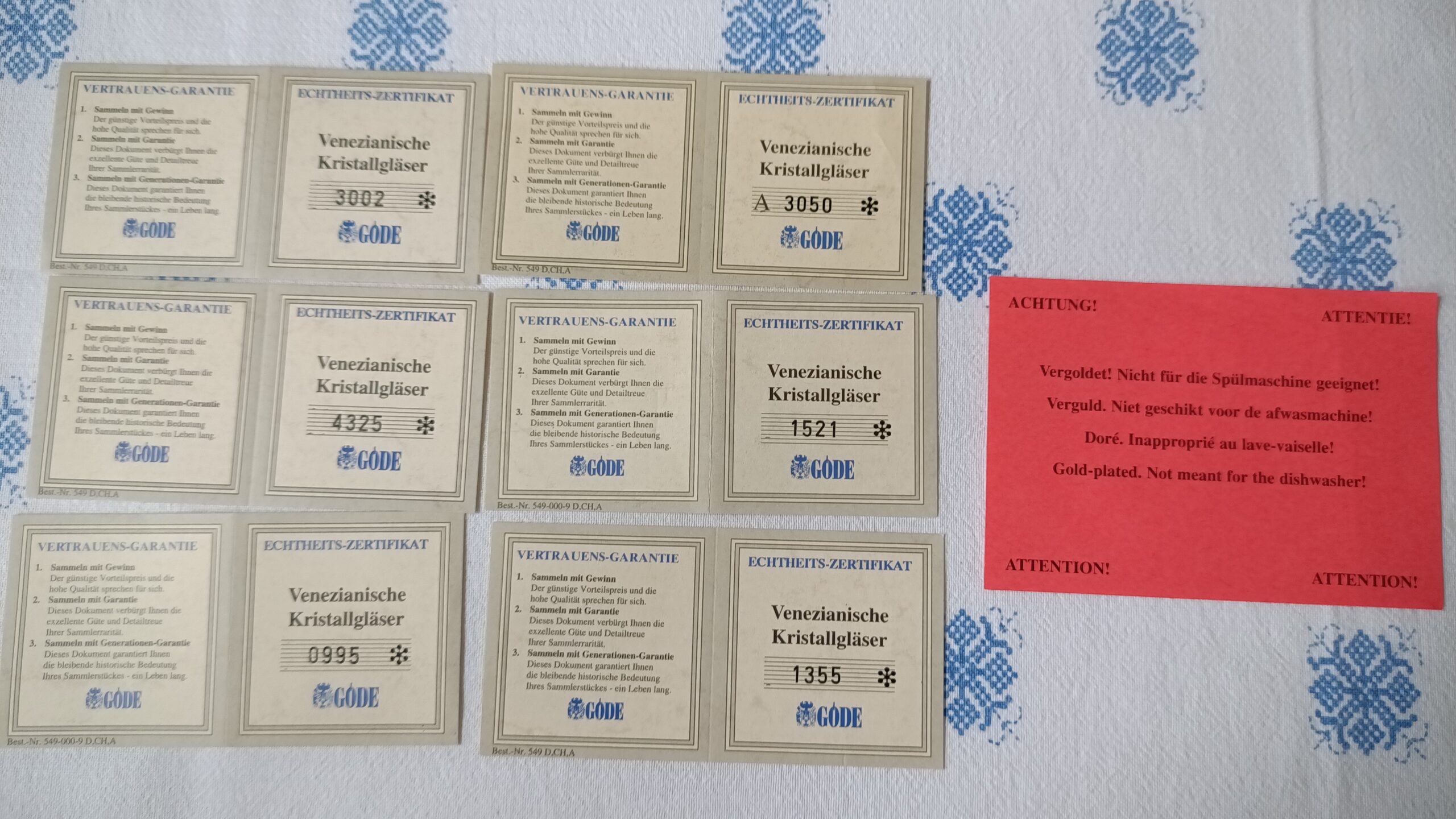 Venizianisches 24%-Bleikristallglas-Set 37-teilig (neuer Preis) – Bild 21