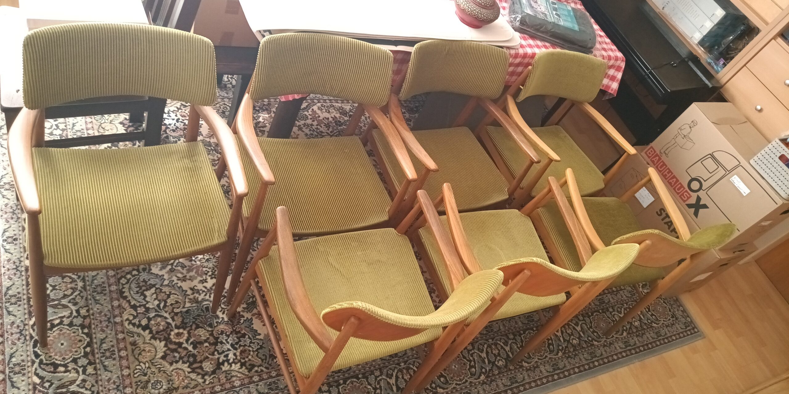Wiesner & Hager Vintage Sessel-Teak-/Buche (neuer Preis) – Bild 2