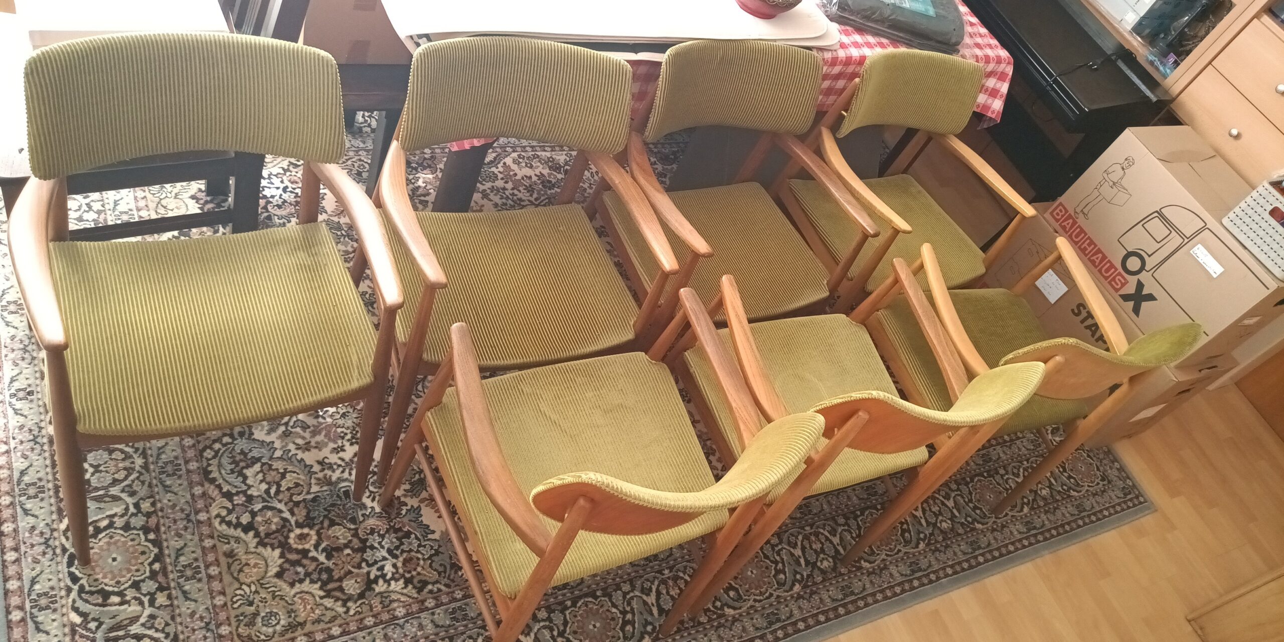 Wiesner & Hager Vintage Sessel-Teak-/Buche (neuer Preis) – Bild 3