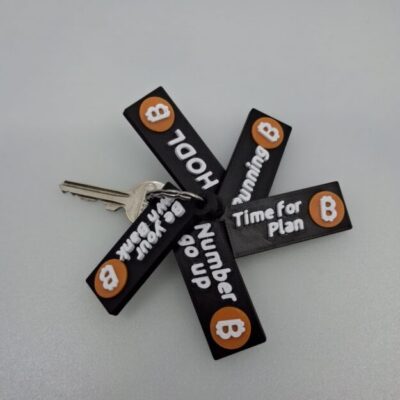 Individueller Bitcoin Schlüsselanhänger