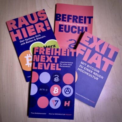 4x Hochkultur Pamphlete – Denken verboten? Nicht hier!