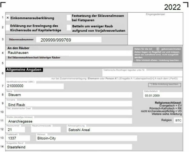 Steuererklärung