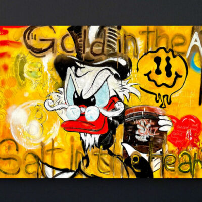 collectible 35×25 cm "HEART OF SALT, BREATH OF GOLD!"