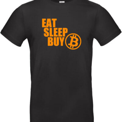 EAT, SLEEP. BUY BITCOIN - T-Shirt schwarz - Herren