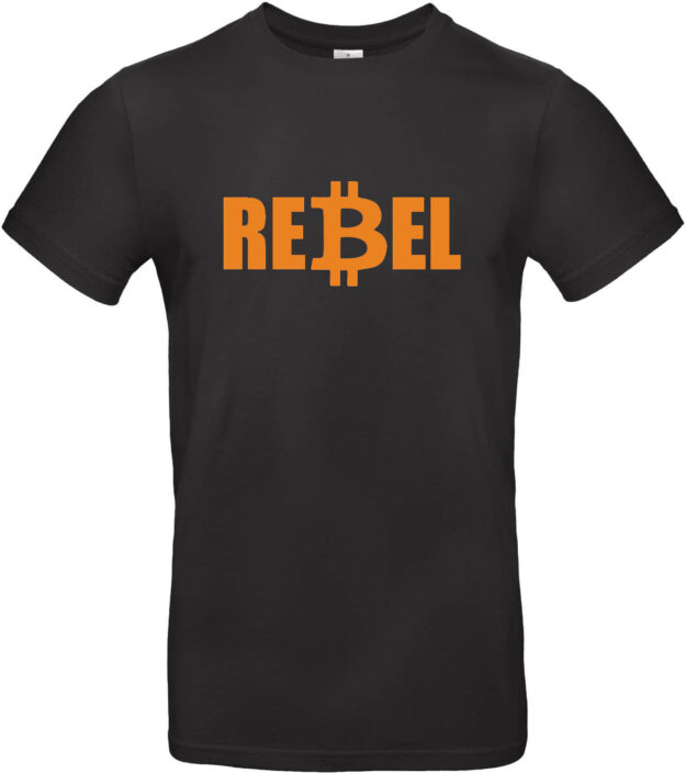 REBEL - T-Shirt schwarz - Herren