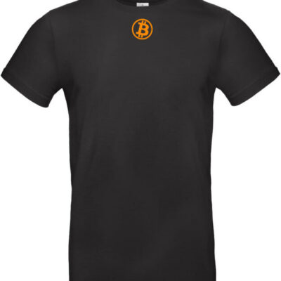 BITCOIN-LOGO KLEIN - T-Shirt schwarz - Herren