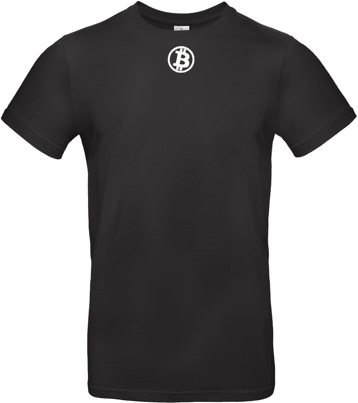 BITCOIN-LOGO KLEIN - T-Shirt schwarz - Herren – Bild 2