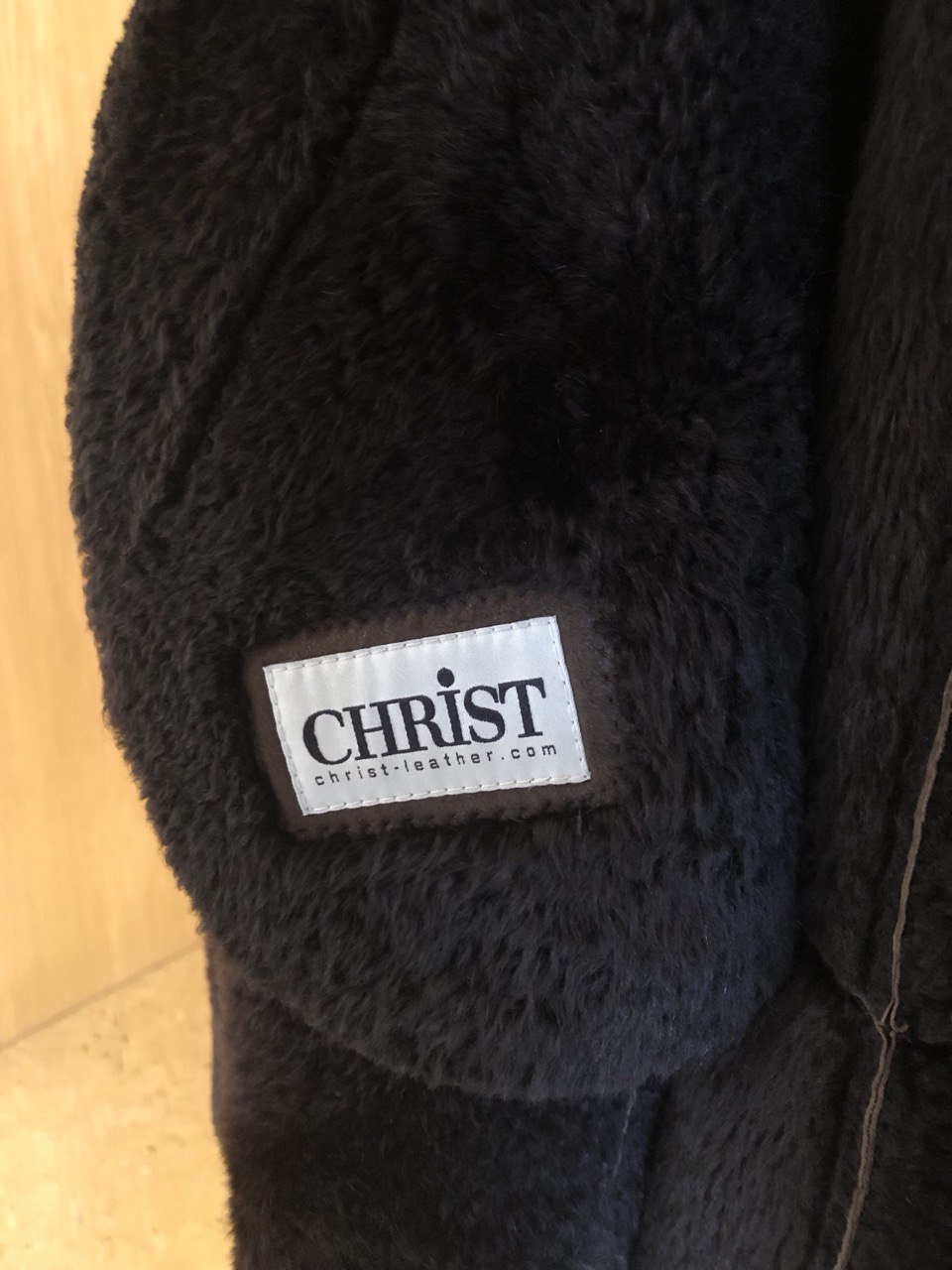CHRIST Lammfellmantel „Corderitos“ – Größe 44 – Jacke Damen Pelzkragen Kapuze – Bild 6