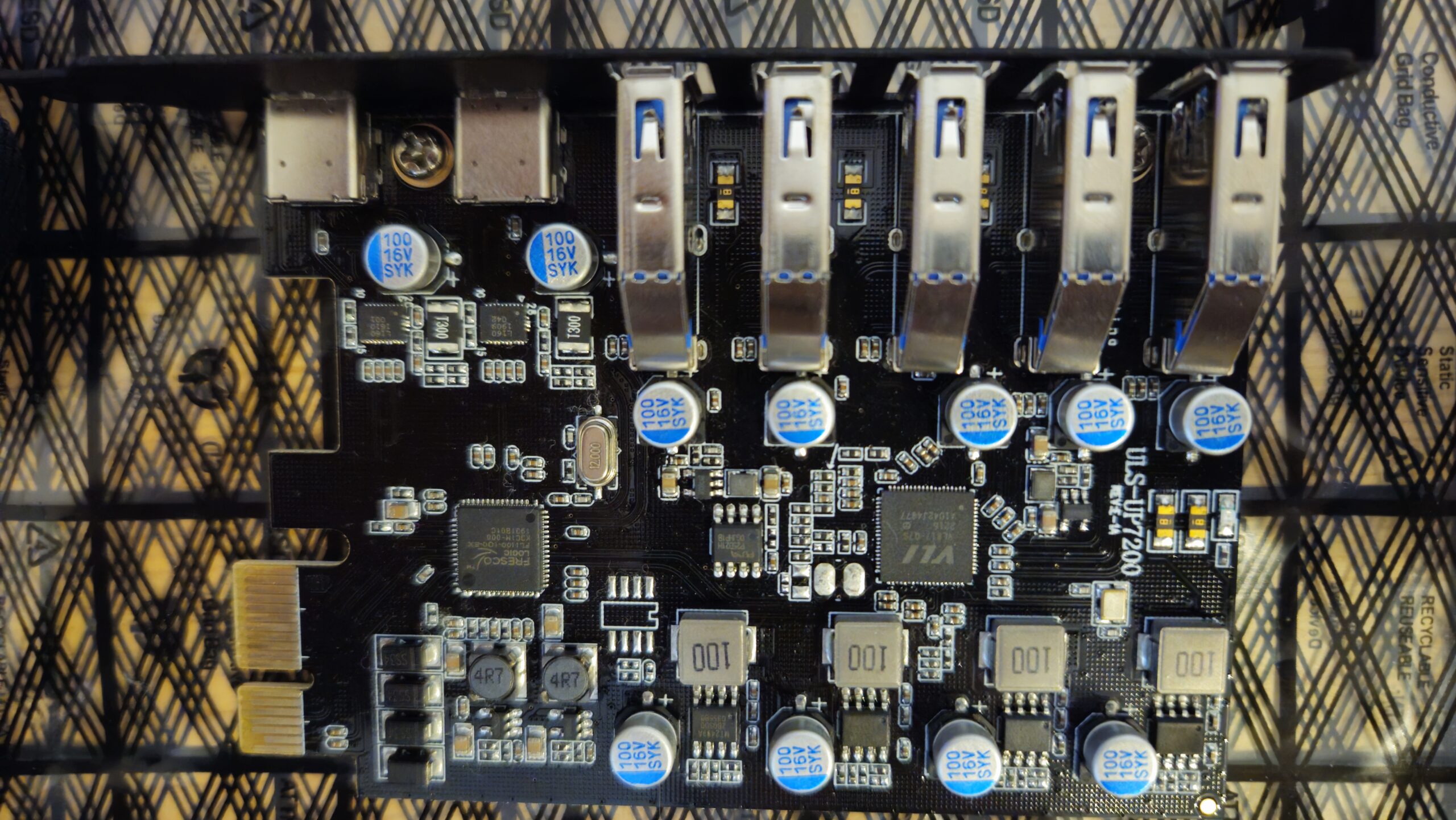 Mehr USB vom PC: 7 Port PCIe USB 3.0 Erweiterungskarte FRESCO Chip – Bild 2