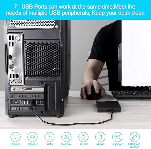 Mehr USB vom PC: 7 Port PCIe USB 3.0 Erweiterungskarte FRESCO Chip – Bild 4