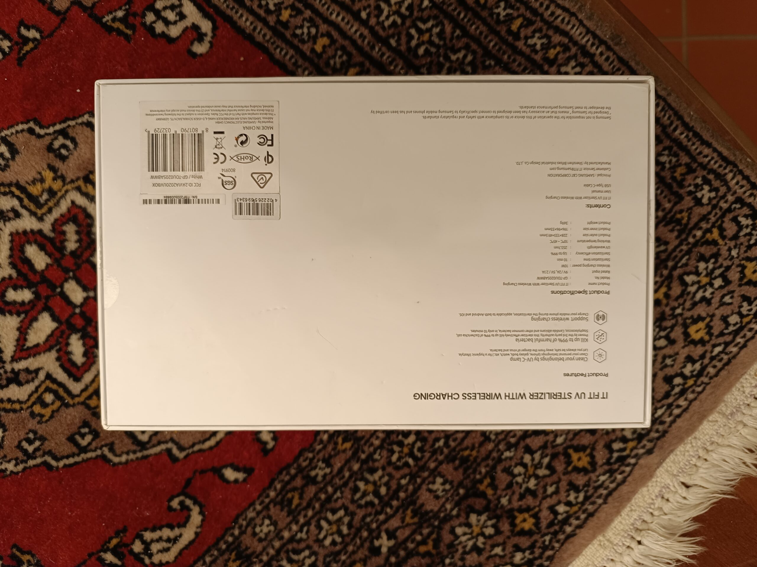 SAMSUNG IT FIT UV STERILIZER WITH WIRELESS CHARGING – Bild 6
