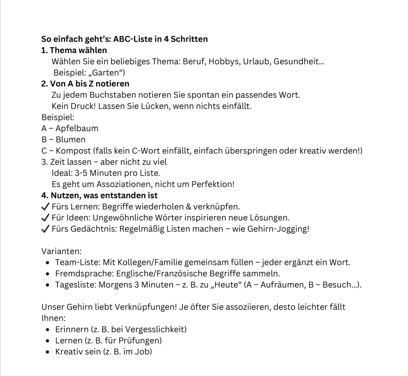Gehirnpower von A-Z – Bild 3