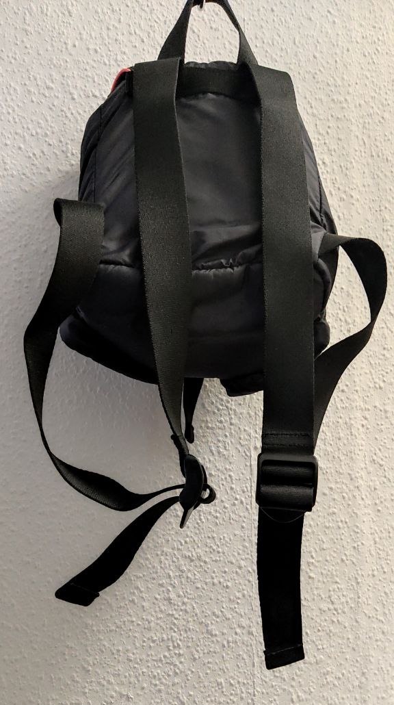 Champion Rucksack Schwarz klein 20x20cm Tasche – Bild 2