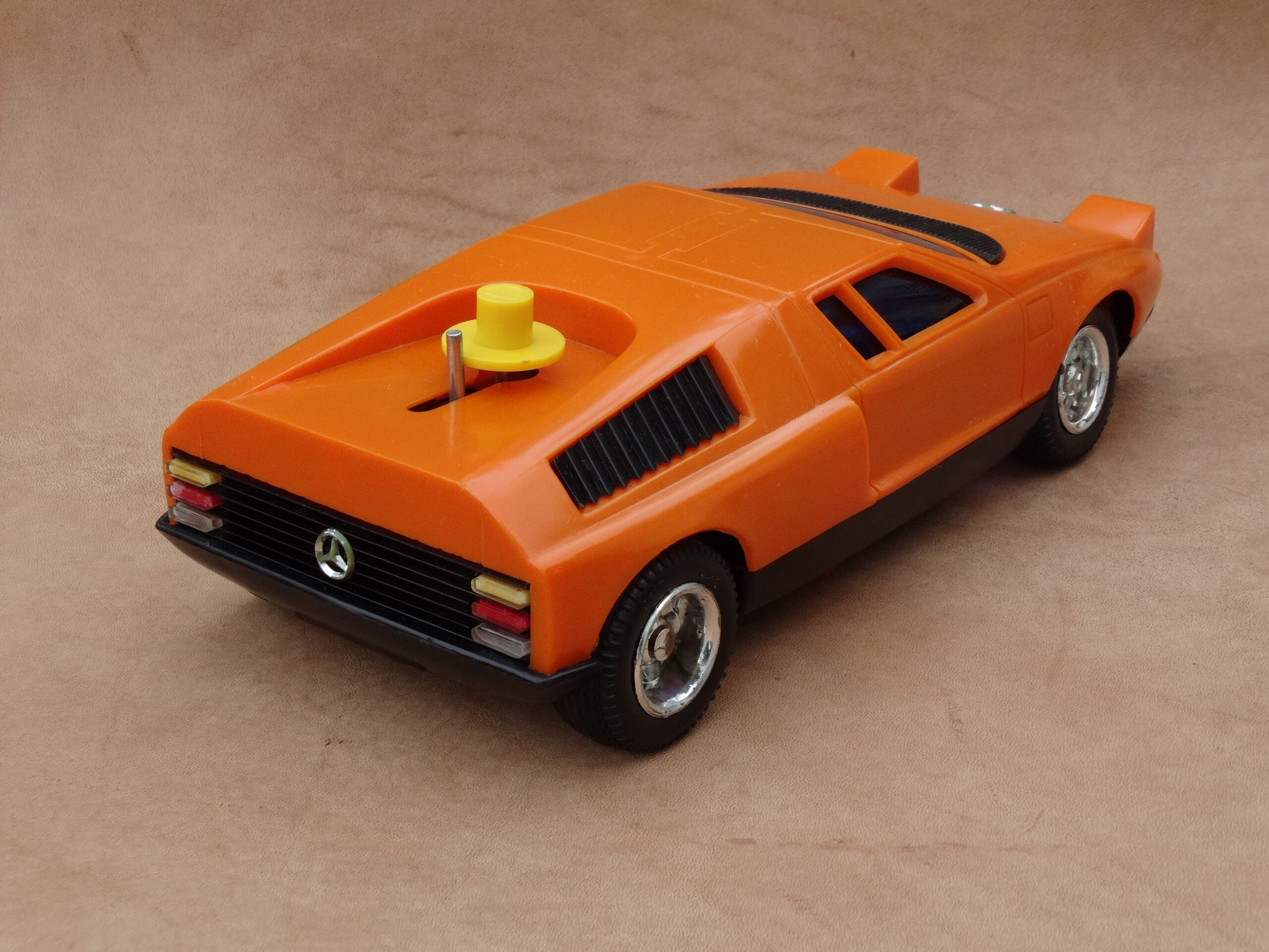 Vintage Spielzeugauto, Mercedes C 111, „Computer Car“ um 1970 – Bild 6