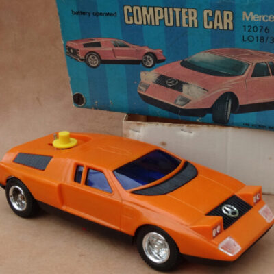Vintage Spielzeugauto, Mercedes C 111, „Computer Car“ um 1970