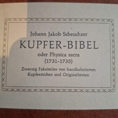 Kupferbibel 20 Faksimiles, von handkolorierten Kupferstichen