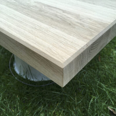 Eichen Holz Schneidebrett Platte Block Hack Brotzeit Küchen groß