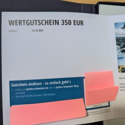 Jochen Schweizer Gutschein 350€ Wert